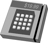 credit card reader input device