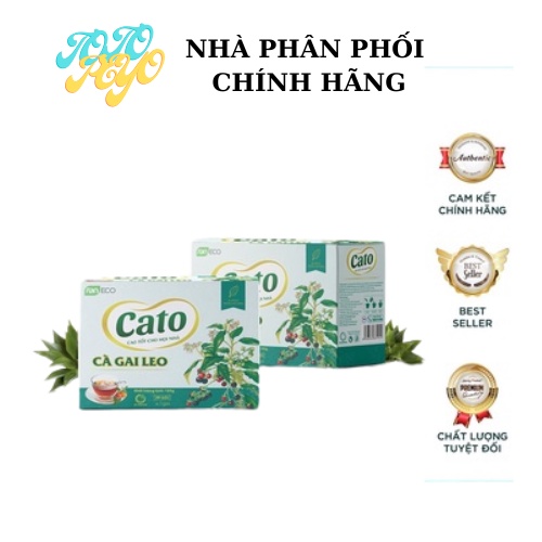 [ totopeyo ] Cao Uống Cà Gai Leo Cato FANECO Hộp 195Gr (Có 39 Gói x 5Gr/Gói)