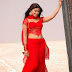 Actress Sneha's Hot Photo In Red Dress