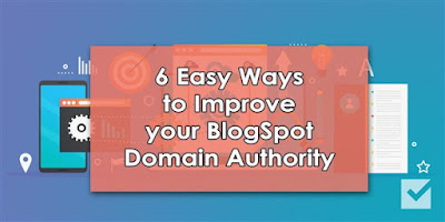 cover image of easy ways to improve blogspot domain authority
