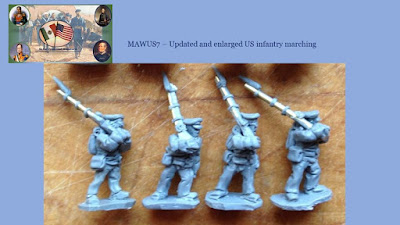 New US infantry marching