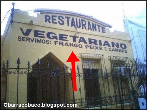 O restaurante vegetariano - Nossa !!!