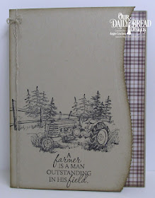 ODBD Plough the Fields, ODBD Ephemera Essentials Paper Collection, ODBD Custom Leafy Edged Borders Dies, Card Designer Angie Crockett