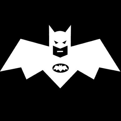 Batman appears on white surface afterimage illusion