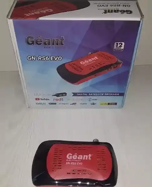 جهاز الاستقبال الرقمي الجديد GN RS6 Evo من Geant السعر والمواصفات