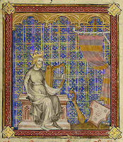 King David with harp