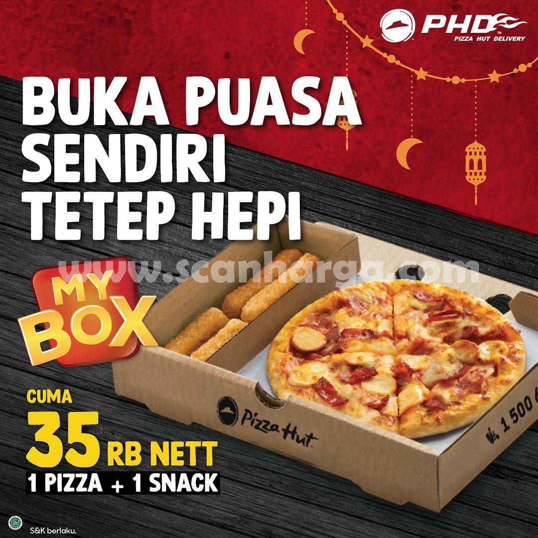 PHD Promo My Box (1 Pizza + 1 Snack) Cuma Rp. 35 Ribu nett*