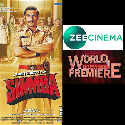 SIMMBA on TV, Simmba tv rights , simmba satellite rights , World TV Premiere