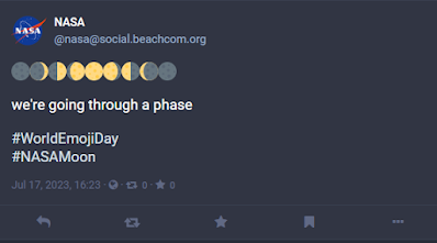 Moon phase emojis