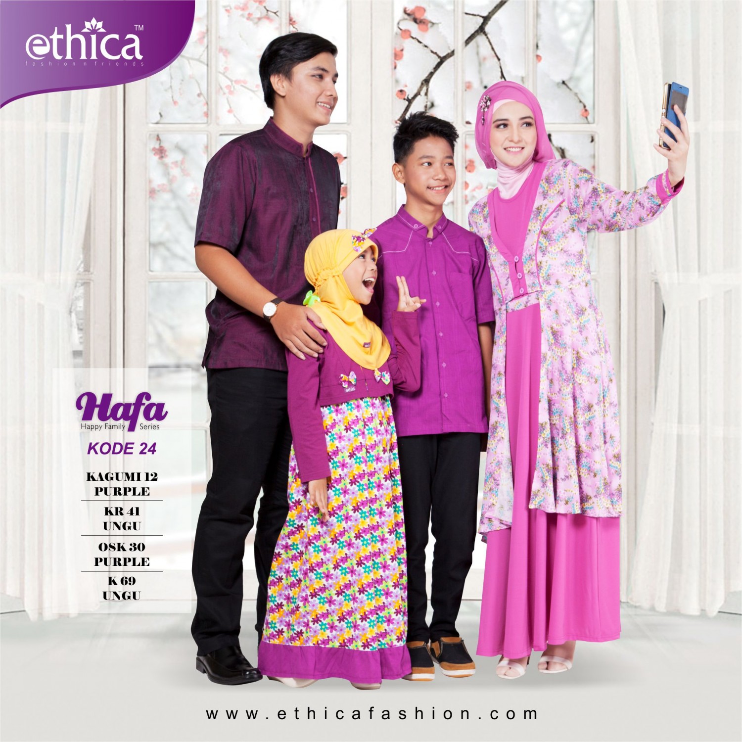 Catatan Hati Ibu Bahagia Happy Family Dengan Baju Keluarga Muslim