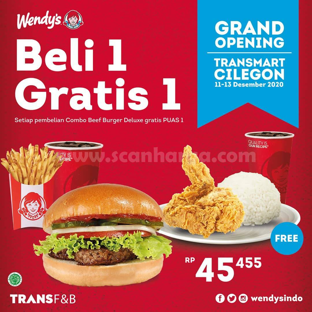 Wendys Transmart Cilegon Opening Promo – Beli 1 Gratis 1