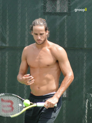 Feliciano Lopez Shirtless at Cincinnati Open 2010