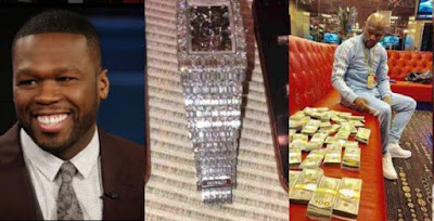 50 Cent shades Floyd Mayweather who bought $18m diamond