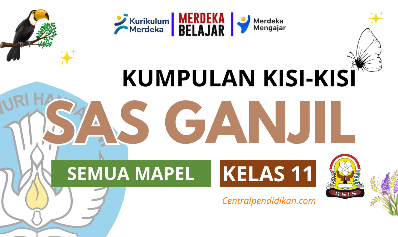 Kumpulan Kisi-kisi SAS Kelas 11 Semester 1 Kurmer