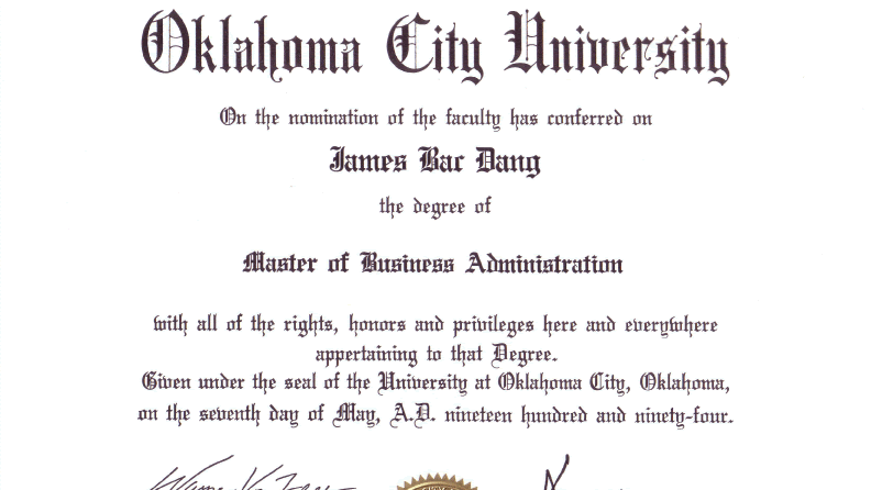 Master of Business