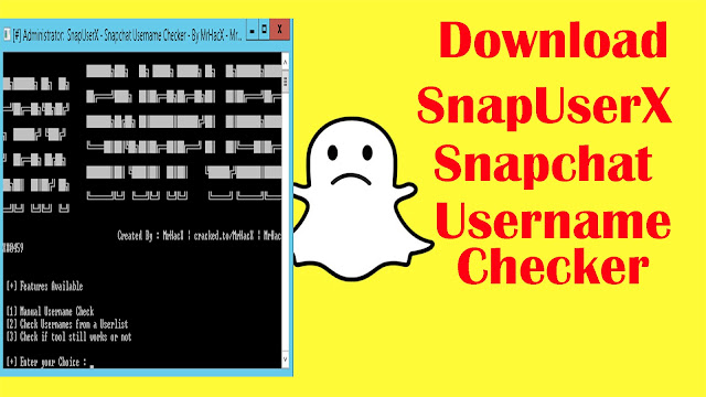 Download and Install SnapUserX Snapchat Username Checker