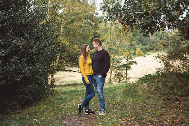 Autumnal pre-wedding shoot in Sutton Park | byGarazi | Birmingham Portrait Photographer 