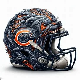 Chicago Bears Mythological Beasts Concept Helmet