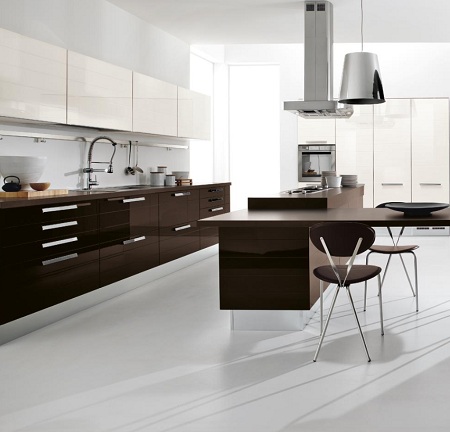 dark-brown-and-white-kitchen-design