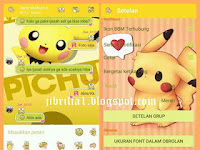 Download BBM MOD Pikachu v3.0.0.18 Apk Terbaru 2016