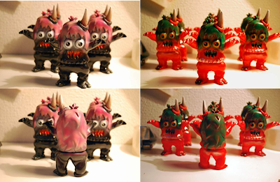 Superfestival Exclusive Painted Ugly Unicorn Vinyl Figures by Rampage Toys – “Allsorts Liquorice Ugly” & “Poppy Goji Ugly”