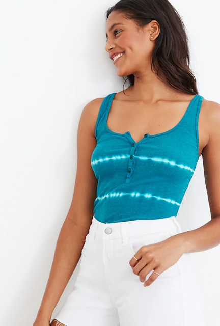 Old Navy Fitted Rib-Knit Tank