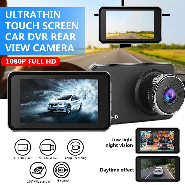 3 Inch 1080P HD LCD Car Dash Camera Video DVR Cam Recorder Night Vision + G-sensor