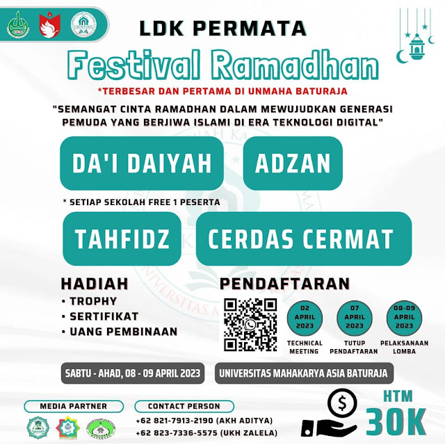 LDK Permata Unmaha akan Selenggarakan Festival Ramadhan 1444 H