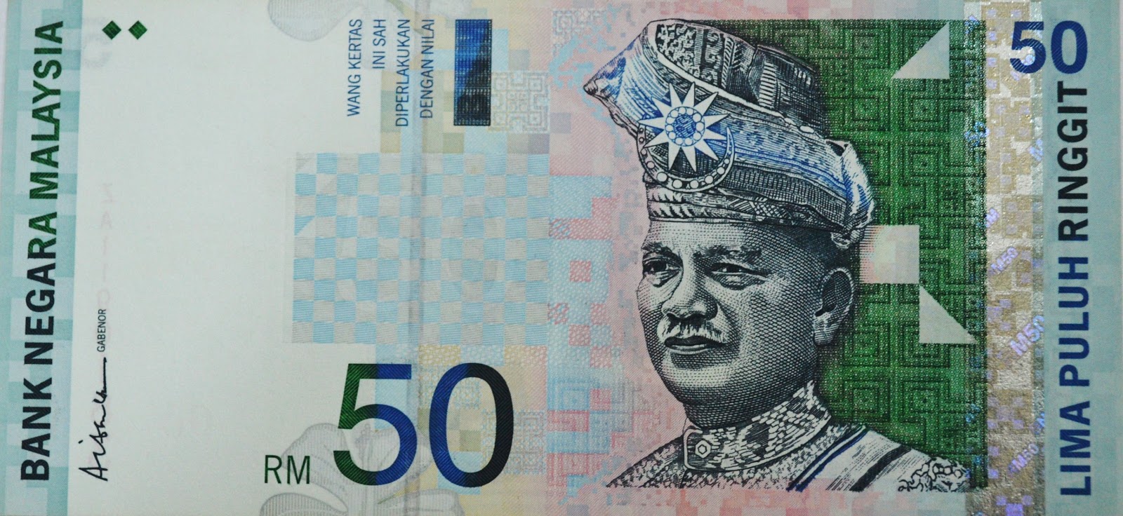 Galeri Sha Banknote WANG KERTAS TANDATANGAN TAN SRI ABUL 