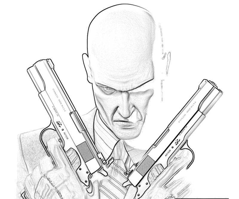 hitman-absolution-agent-47-speciality-coloring-pages