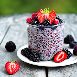 Berry Chia Seed Pudding