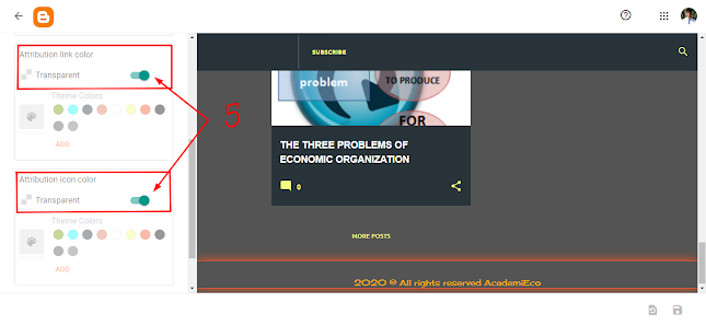 how to remove attribution footer credit