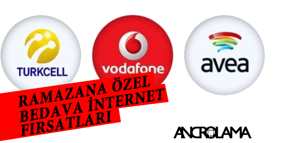 Vodafone, Turkcell ve Avea'dan Ramazana Özel Bedava İnternet