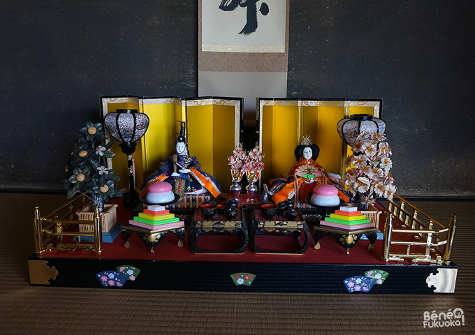 Poupées japonaise pour Hina matsuri, la fête des poupées