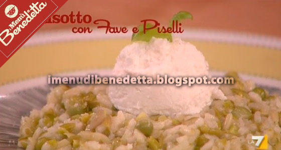 risotto Fave e Piselli di Benedetta Parodi