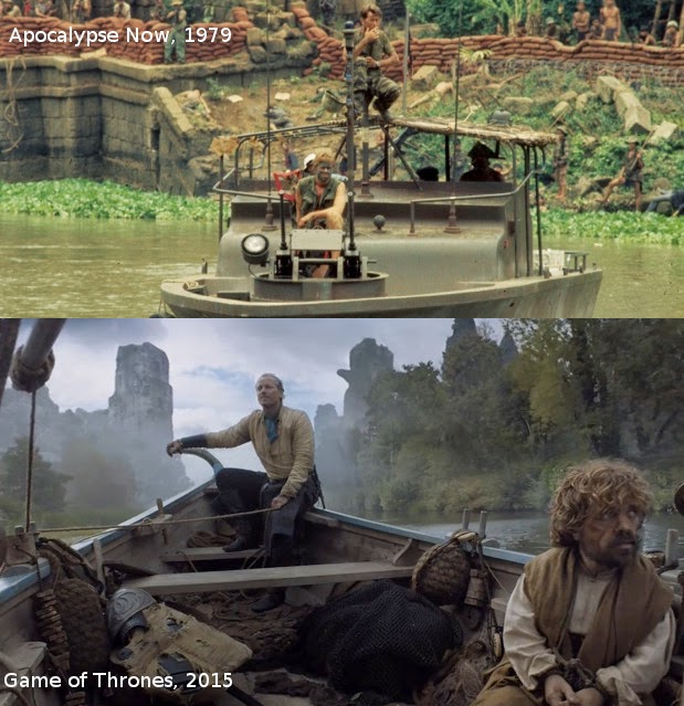 HBO Game of Thrones s05e05: Coincidence resemblance with Apocalypse Now?