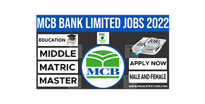 MCB Bank Jobs 2022 April Advertisement