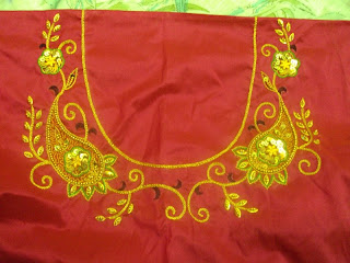 Aari Work Saree, Zardozi Fashion Work with Hand Embroidery