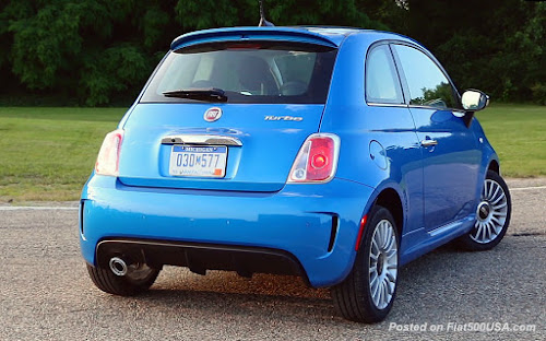 2019 Fiat 500 USA rear