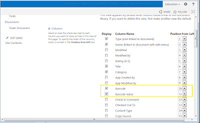 barcode in sharepoint 2010