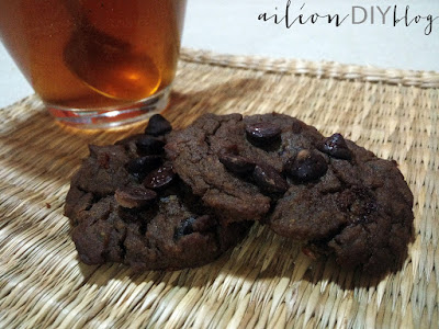 vegan avocado chickpea chocolate cookies