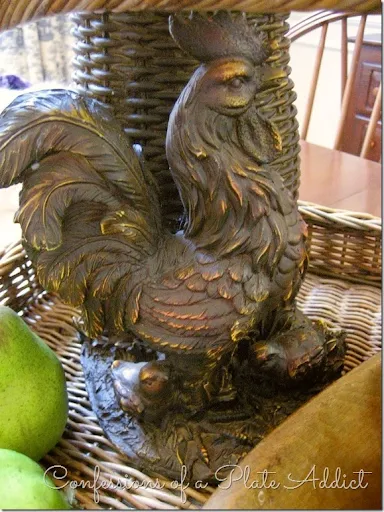 CONFESSIONS OF A PLATE ADDICT Rooster Vase