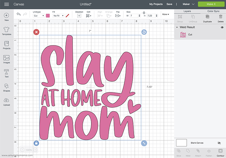 Slay at Home Mom Shirt with Free Cut File