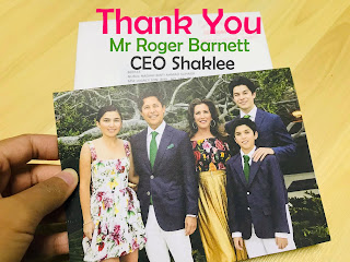 Terima kasih Mr. Roger Barnett, CEO Shaklee Corporation