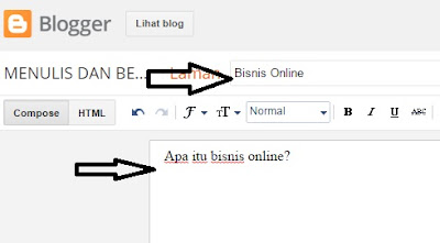 Cara Membuat Laman Di Blog