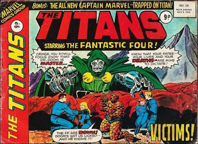 Marvel UK, The Titans #29, Fantastic Four vs Dr Doom