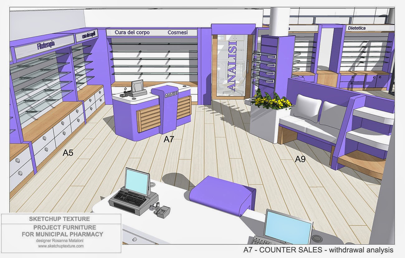pharmacy project-furniture-layout 3d-Rosanna-Mataloni-designer 10