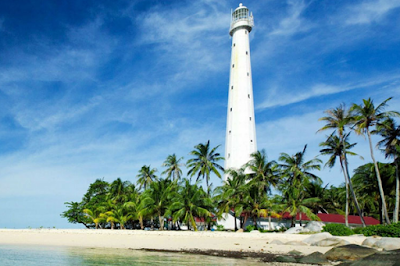 tempat foto bagus di belitung, pulau lengkuas