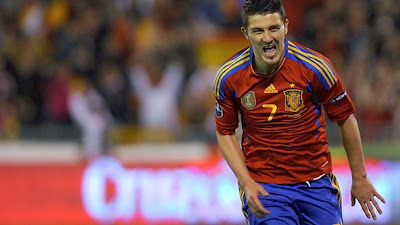 David Villa Spain Euro 2012 Football Wallpapers