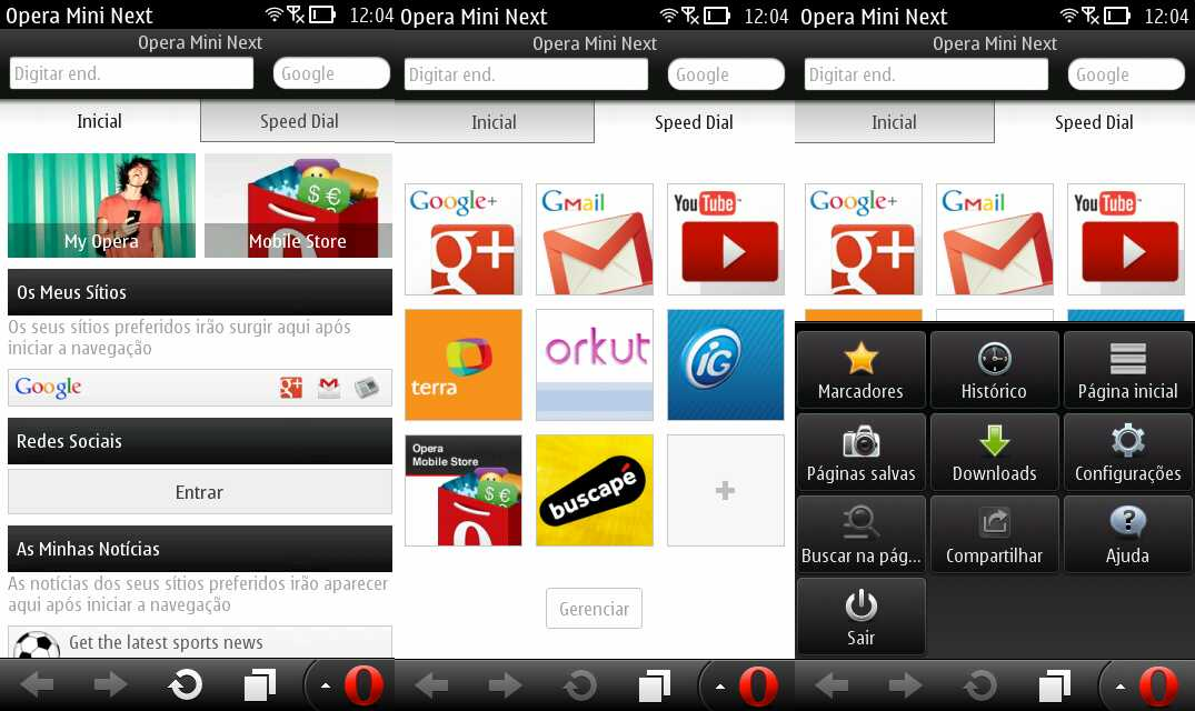 Opera Mini 7 Next disponível para Symbian ~ Touch Nokia